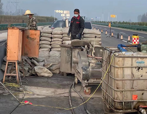 河曲高速公路高压注浆